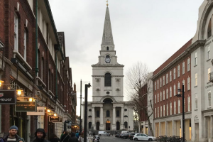 Streetview of Christ Church, Spitalfields